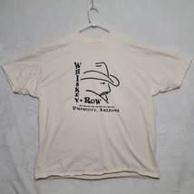 Whiskey Row Mens T Shirt Beige Size 2XL Big And Tall Hanes Prescott AZ - £13.45 GBP