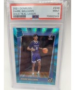 2021 Donruss  Zaire Williams Holo Teal Laser PSA 9 Mint #70682545 Grizzl... - $23.75
