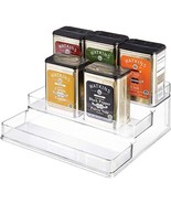 iDesign Linus Plastic Stadium Spice Racks, BPA-Free 3-Tiered Organizer for - £21.13 GBP