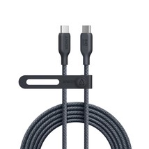 Anker USB C to USB C Cable (240W,10ft), Bio-Braided USB C Charger Cable ... - £29.88 GBP