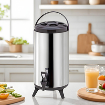 SOGA 16L Portable Insulated Cold/Heat Coffee Tea Beer Barrel Brew Pot Wi... - £87.94 GBP