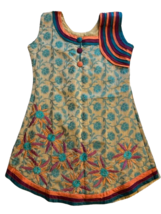 Unbranded Embroidered Tunic Top Indian Flower Pattern M - $44.41