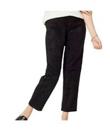 Isaac Mizrahi Live!_Regular Faux Suede Straight Ankle Pants SIZE 2 (866) - £18.32 GBP