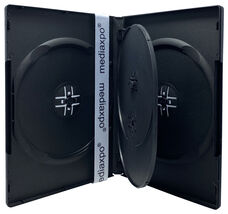 STANDARD Black Quad 4 Disc DVD Cases - $31.49 CAD+