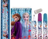 Disney Frozen II Stationery Set Ruler Marker Pens Notepad Birthday Party... - $3.75