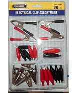 28 Piece Electrical Clip Set Repair Leads Charging Alligator Clips - £7.09 GBP