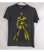 DC Comics Batman Gray &amp; Yellow Men&#39;s Graphic T-Shirt Size Small - €8,48 EUR