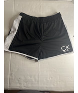 Calvin Klein Performance Big Girls Jersey Mesh Panel Active Shorts - Bla... - £12.33 GBP