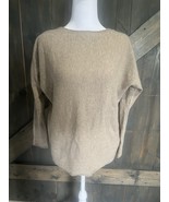 Vince Sweater Womens XS Beige Tan Wool Cashmere Pullover Round Neck Ligh... - $34.58