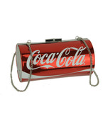 Red Coca-Cola Classic Can Barrel Bag with Removable Strap - £29.26 GBP