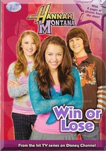 Hannah Montana #12: Win Or Lose (2008) *Paperback Book / 8 Pages Of Photos* - $2.00