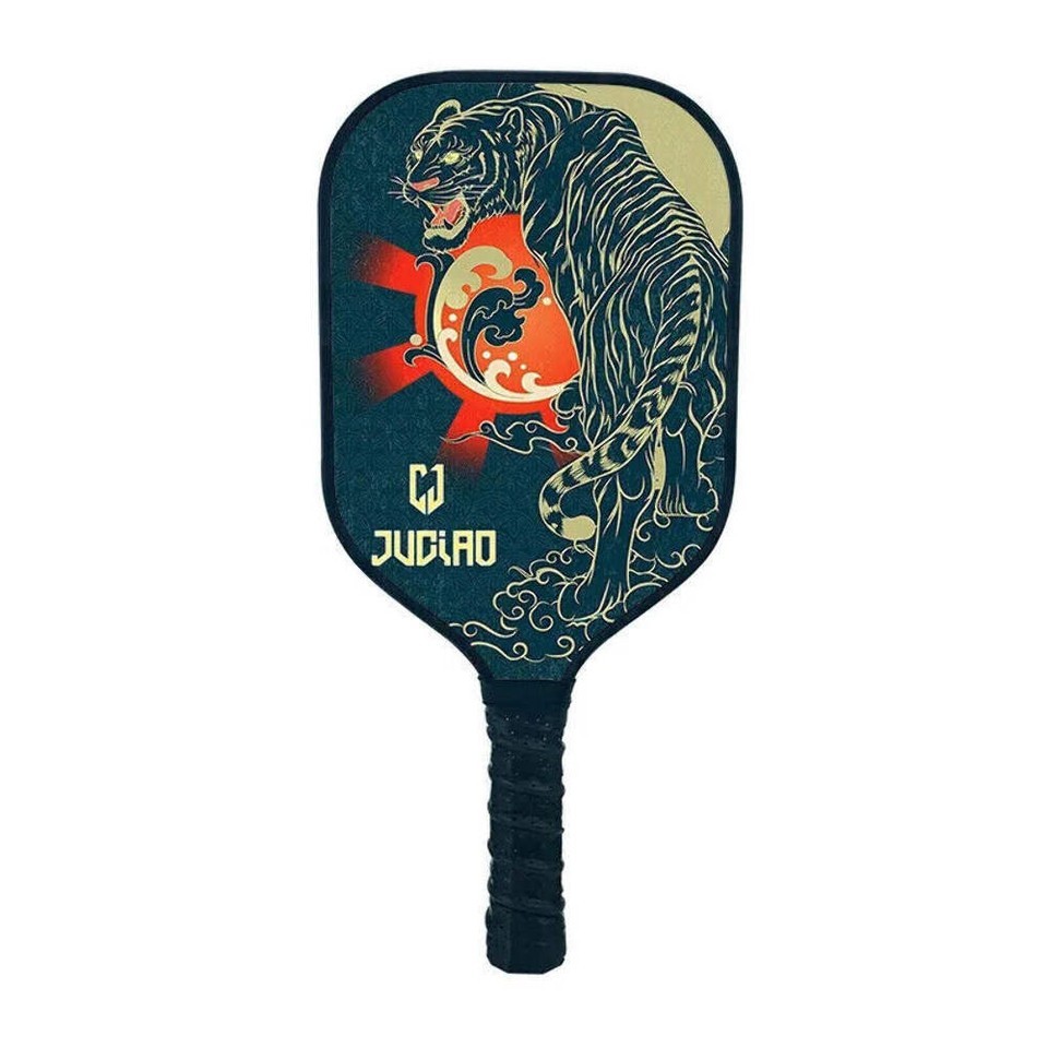Juciao tiger 5&quot; Handle Pickleball Paddle Carbon Fiber Composite USA - $26.72