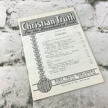 Christian Truth for the Household of Faith Vintage 1948 Bible Study News... - £15.81 GBP