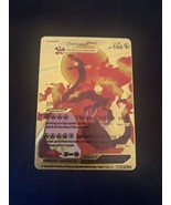 Hellfire Charizard V Gold Foil FanArt Pokémon Card HP 586 - £5.13 GBP