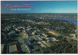 New Brunswick Postcard Fredericton UNB Aerial 4 3/4&quot; x 6 3/4&quot; - $2.16