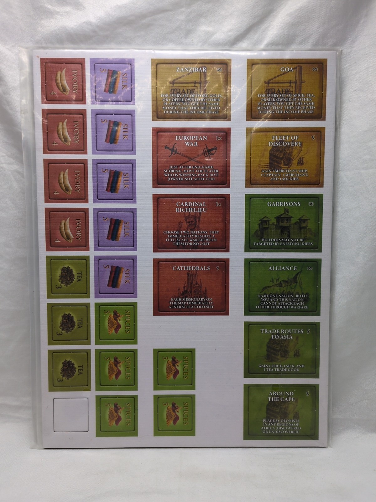 Empires: Age Of Discovery Board Game World Variant Components - $69.29