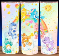 Care Bears Rainbow Gradient Cartoon Throwback Cup Mug  Tumbler 20oz - £14.77 GBP