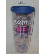 24 oz Tervis Tumbler MAMA Bear pink purple Floral - $19.75