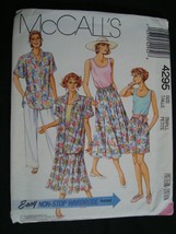 McCall’s 4295 Shirt Top Skirt Pants &amp; Shorts Sewing Pattern Size 10-12 U... - $10.00