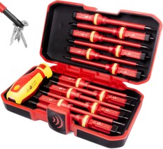 1000V Insulated Electrician Screwdriver Set, All In One 13 Pcs Magnetic ... - $35.97