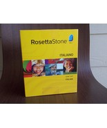 Rosetta Stone Italiano Version 3 level 1 and 2 ITALIAN personal edition ... - $49.99