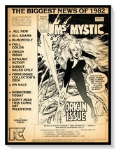Ms. Mystic Origin Issue Print Ad Vintage 1982 Pacific Comics Page Neal A... - £7.72 GBP