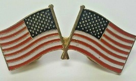 Make America Great Again Vintage Flags Lapel Hat Pin United States Metal - £11.04 GBP
