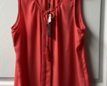 Rose and Olivia Tank Top Womens Size Large Red Summer Tank Red Euc Capsu... - $14.72