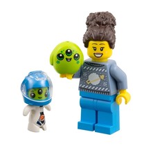 NEW City Lego Holiday Sweater Girl and Baby Alien Minifigures - $12.56