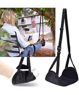 Travel Foot Rest Hammock–Adjustable Airplane Footrest for Flights, Home ... - $19.78