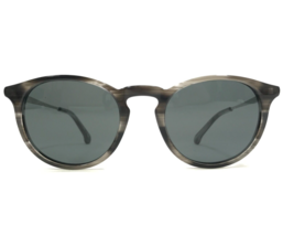 Brooks Brothers Sunglasses BB5028S 610387 Gray Horn Silver Frames Black Lenses - £59.05 GBP
