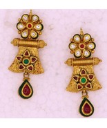 INDIAN BOLLYWOOD STYLE HANDMADE TRADITIONAL EARRING FABULOUS WEDDING JEW... - $4,529.94 CAD