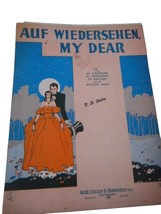 Vintage Sheet Music c 1932 Auf Wiedersehen my dear Piano voice - $96.41 MXN