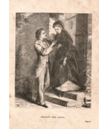 Engraved Print &quot;Helping Her Down&quot; c1900 - £11.68 GBP