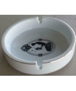 Gently Used Porcelain Ashtray – VGC – GREAT TRANSFER IN THE CENTER – BEA... - $19.79