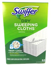 Swiffer Sweeper Multi Surface Dry Sweeping Pad Refills, Unscented (52 Count) - £21.07 GBP
