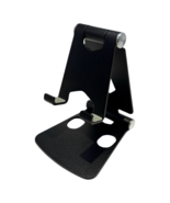 Z16 Foldable Aluminum Alloy Phone Stand Black Portable Stand Desk Smartp... - $15.83 CAD