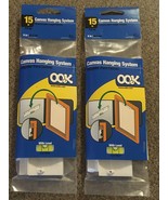 LOT OF 2 - OOK Plastic Canvas Hanging System Cleat - Holds 15Lbs Maximum - £7.87 GBP