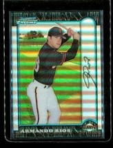 Vintage 1999 Bowman Chrome Refractor Baseball Card #160 Armando Rios Giants - £13.18 GBP