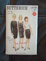 Misses Proportioned One Piece Dress Size 16 Butterick 3642 Sewing Pattern VTG UC - £22.40 GBP