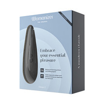 Womanizer Classic 2 Rechargeable Silicone Pleasure Air Clitoral Stimulator Black - £96.43 GBP