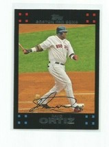 David Ortiz (Boston Red Sox) 2007 Topps Pepsi Red Back #P21--SUPER Rare !! - £73.40 GBP