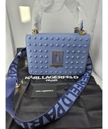 NWT KARL LAGERFELD Paris Simone  Crossbody Bag Blue NWOT MSRP 228. - £137.04 GBP