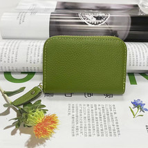 Leather Handbag Expanding Card Holder Black Cowhide Wallet Litchi Patter... - £4.75 GBP