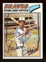 Atlanta Braves Rowland Office 1977 Topps # 524 Good - £0.39 GBP