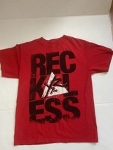 Young and Reckless YR Mens Red Shirt Size M Skateboard Los Angeles Rob Dyrdek - £15.84 GBP