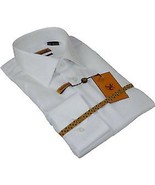 Mens ENZO Egyptian Soft Cotton Dress Shirt Barrel Cuff Wrinkle Free 6110... - $1,504.48 MXN