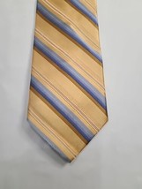 Nicole Miller New York Mens All Silk Tie Necktie Striped Classic - £10.04 GBP