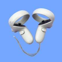 Pair of Oculus Quest 2 Controllers JD96CX / LX39EM Left and Right - Whit... - £108.42 GBP