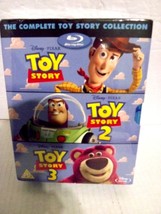 Toy Story Trilogy Blu-ray Box Set Complete 1 2 3 Disney &amp; Pixar All 3 Movies New - £31.47 GBP